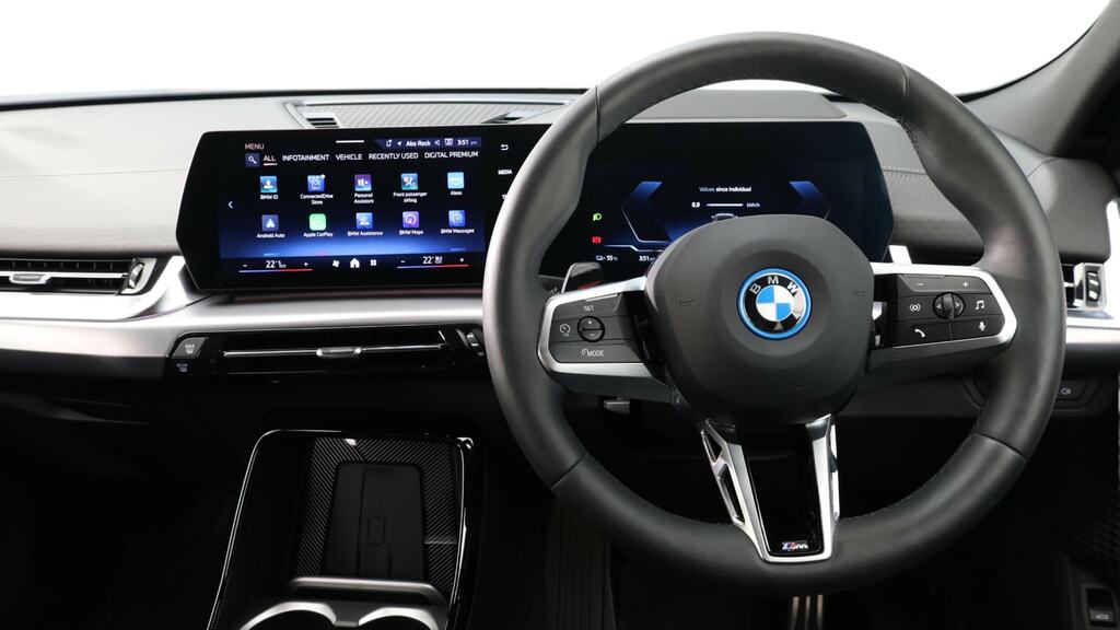 BMW iX2 150Kw Edrive20 M Sport 65Kwh Tech YE75GWF Black #5