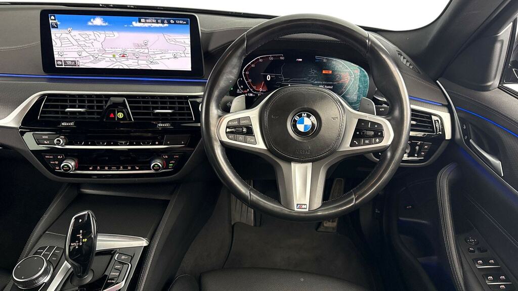 BMW 5 Series 520D Mht M Sport Step LK72WJM Black #5