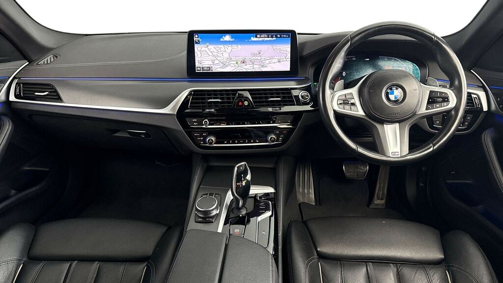 BMW 5 Series 520D Mht M Sport Step LK72WJM Black #4