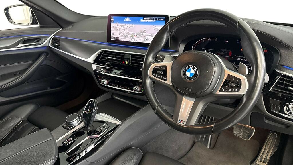 BMW 5 Series 520D Mht M Sport Step LK72WJM Black #6