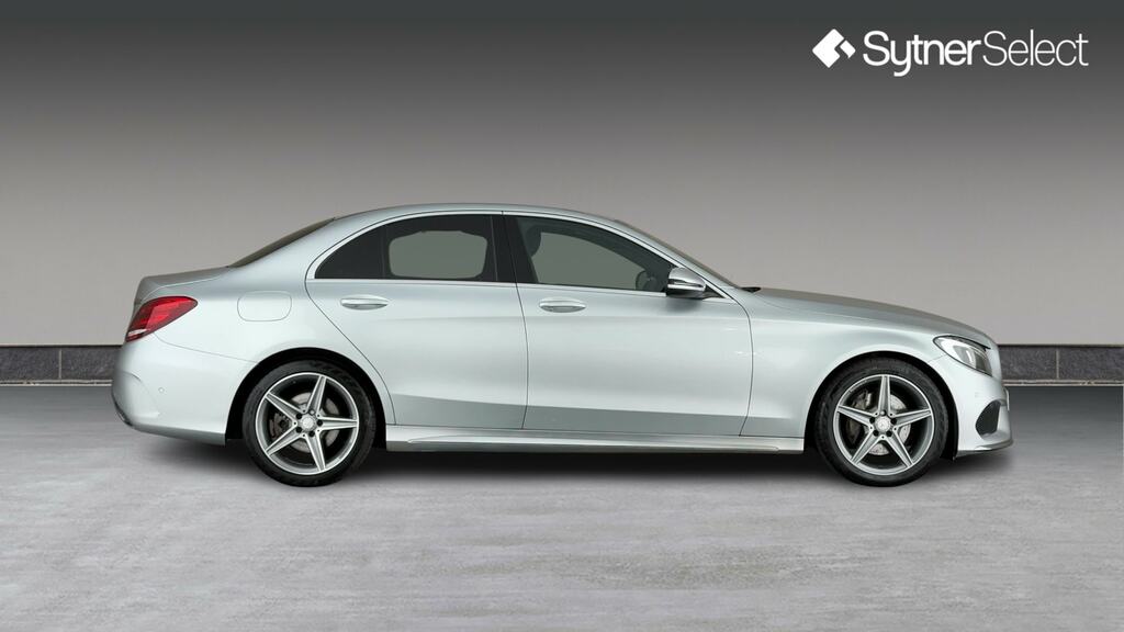 Mercedes-Benz C Class C220d Amg Line LS66CKJ Silver #3