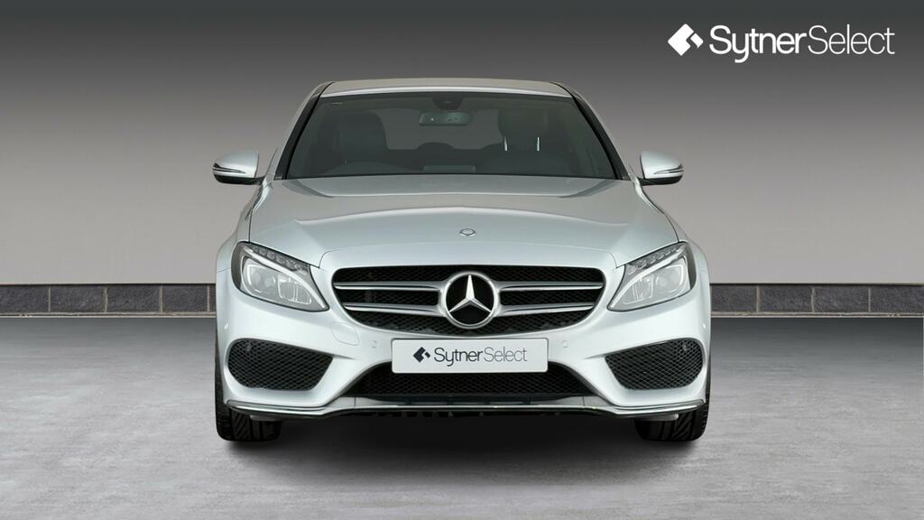 Mercedes-Benz C Class C220d Amg Line LS66CKJ Silver #4