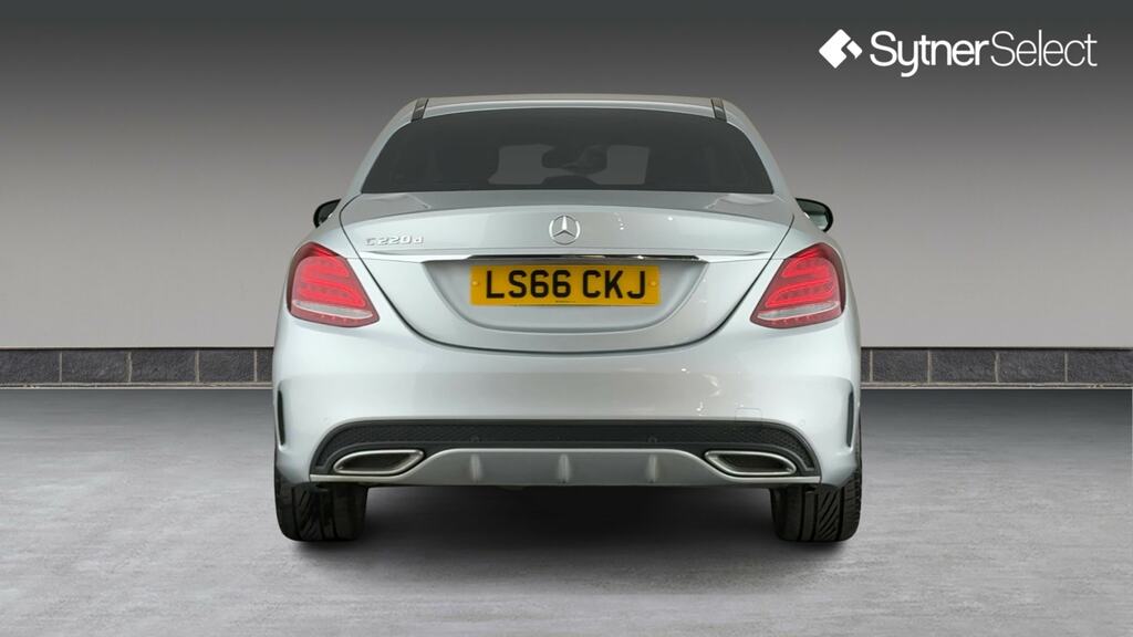 Mercedes-Benz C Class C220d Amg Line LS66CKJ Silver #5