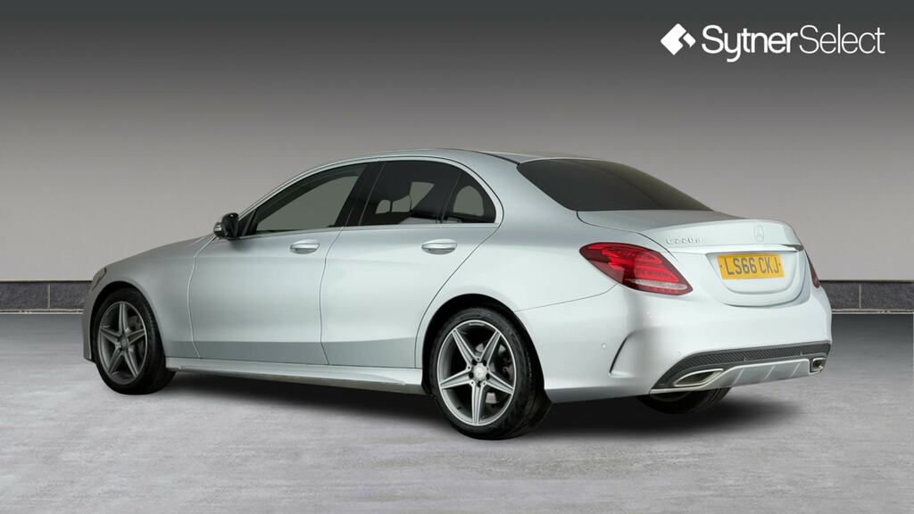 Mercedes-Benz C Class C220d Amg Line LS66CKJ Silver #2
