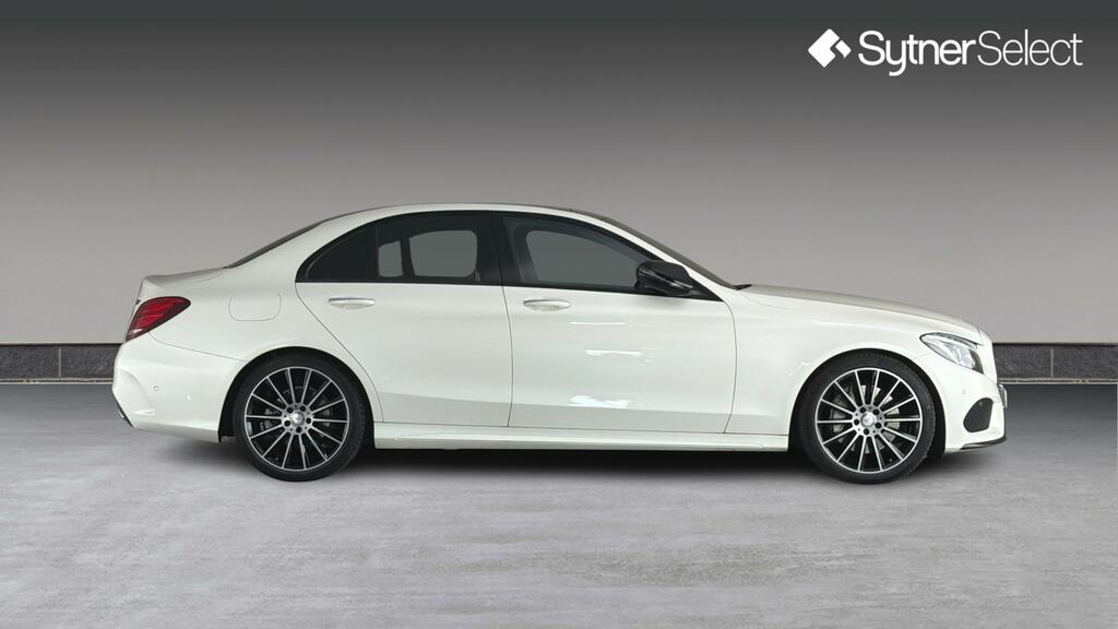 Mercedes-Benz C Class C250d Amg Line Premium Plus EX17YHO White #3