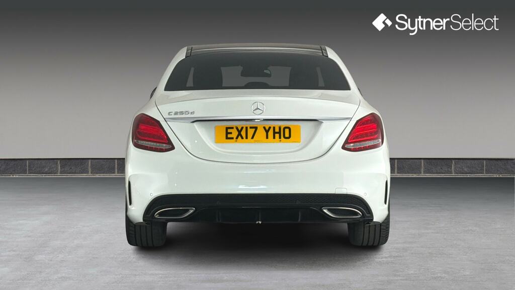 Mercedes-Benz C Class C250d Amg Line Premium Plus EX17YHO White #5