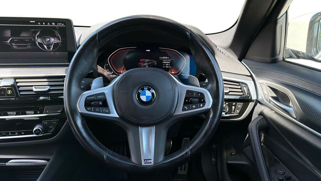 BMW 5 Series 520D Mht M Sport Step CV72KNU White #5