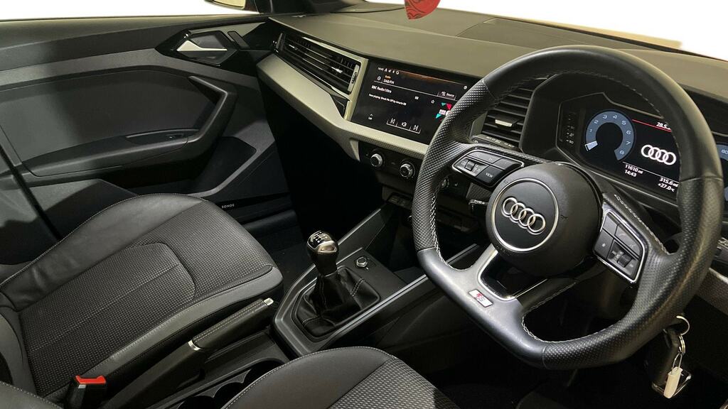 Audi A1 30 Tfsi 110 Black Edition FA23LPX Red #6