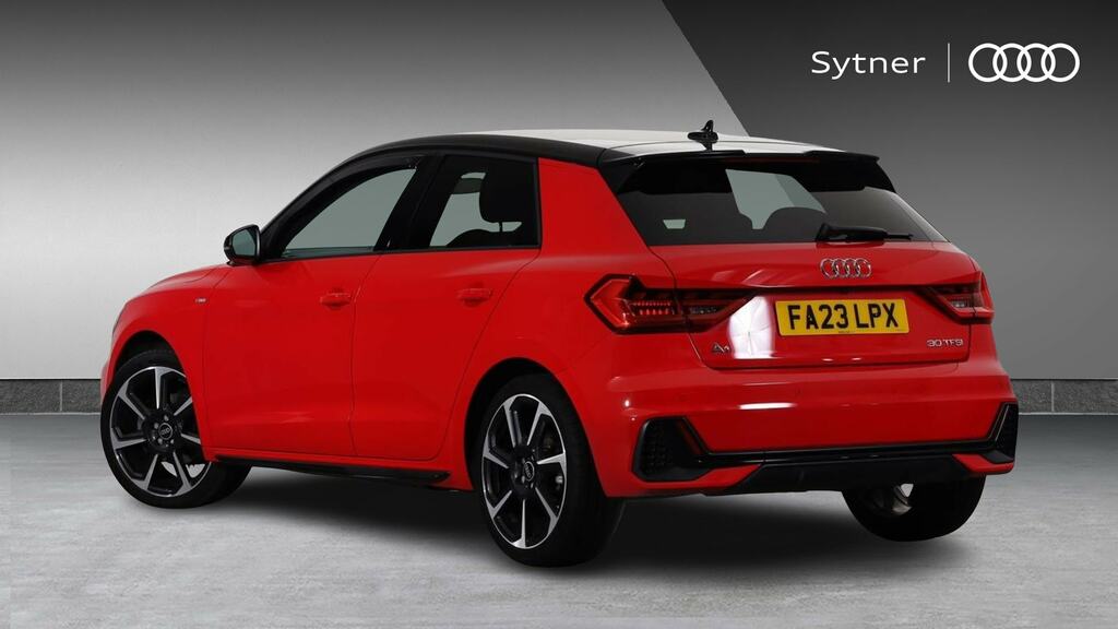 Audi A1 30 Tfsi 110 Black Edition FA23LPX Red #3