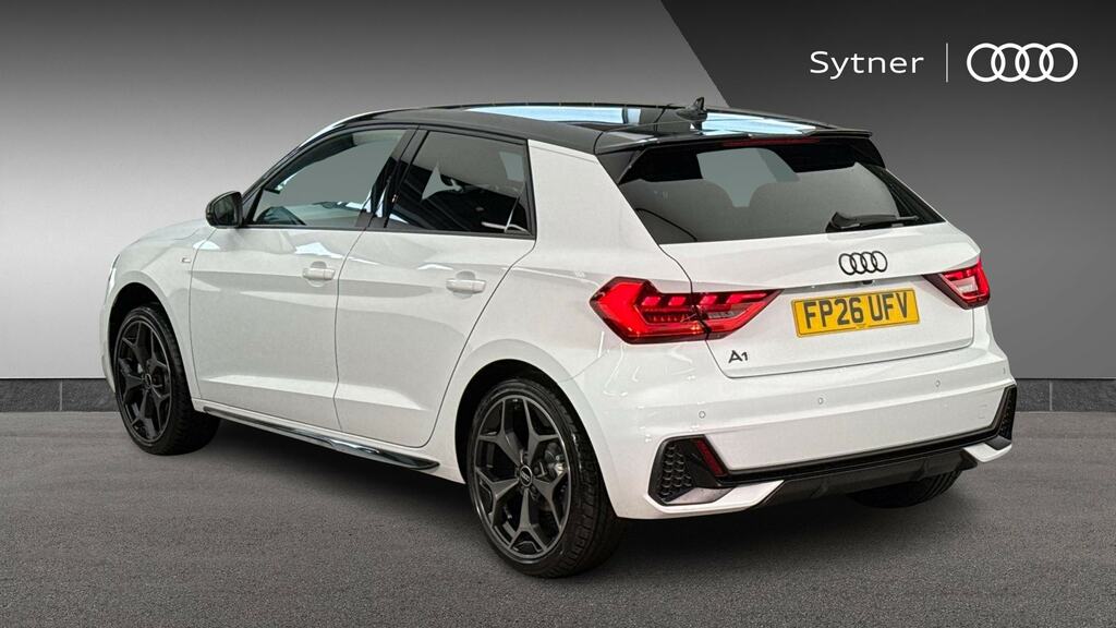 Audi A1 35 Tfsi Black Edition S Tronic Tech Pack Pro FP26UFV White #3