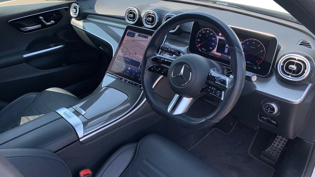 Mercedes-Benz C Class C200 Amg Line Premium 9G-tronic KT71DJX Silver #3