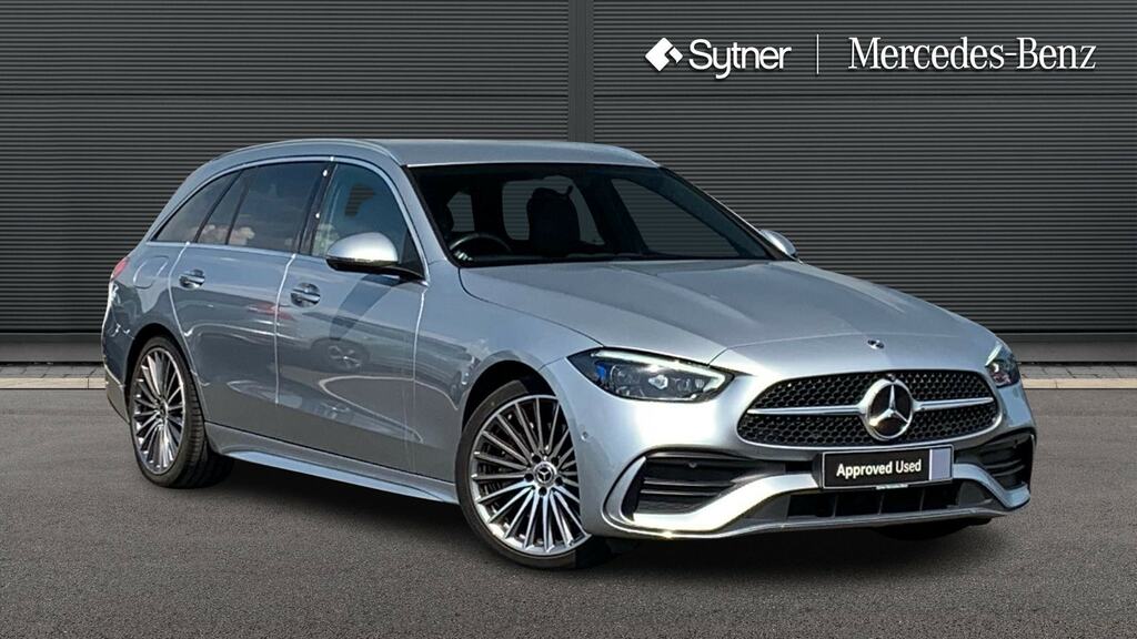 Mercedes-Benz C Class C200 Amg Line Premium 9G-tronic Silver