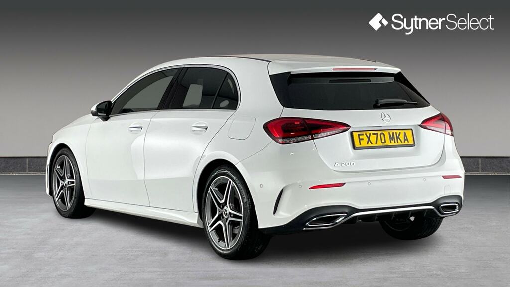 Mercedes-Benz A Class A200 Amg Line Premium FX70MKA White #2