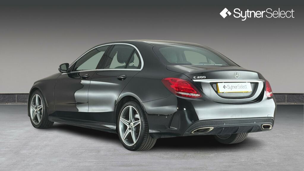 Mercedes-Benz C Class C200 Amg Line 9G-tronic SN68WNE Black #2