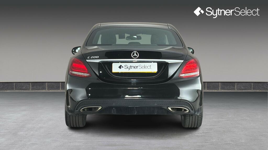 Mercedes-Benz C Class C200 Amg Line 9G-tronic SN68WNE Black #5