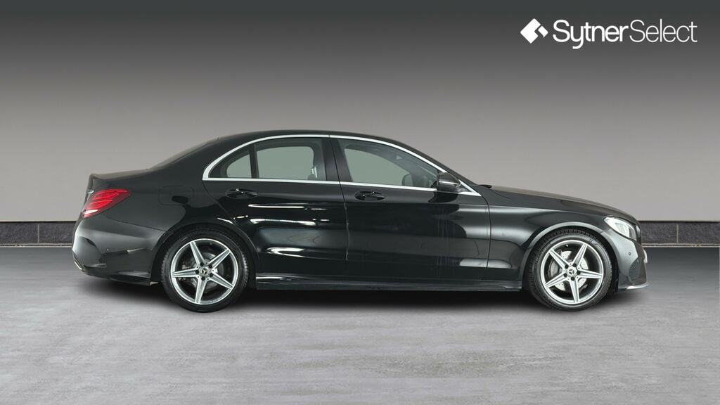 Mercedes-Benz C Class C200 Amg Line 9G-tronic SN68WNE Black #3
