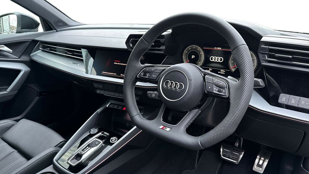 Audi A3 1.5 Tfsi 150 S Line S Tronic Tech Pack YH75KOD Black #6
