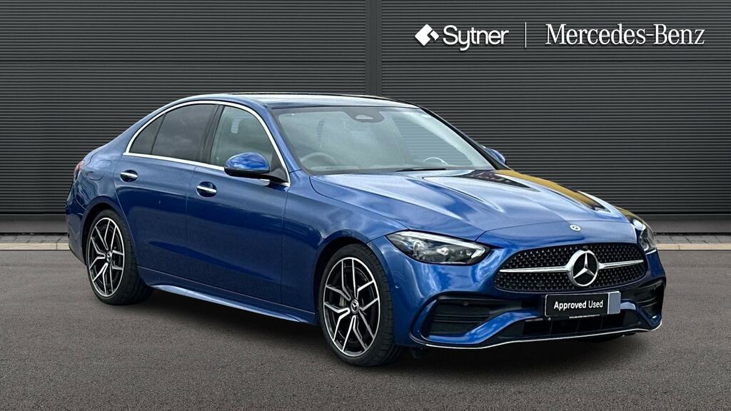 Mercedes-Benz C Class C300 Amg Line Premium Plus 9G-tronic Blue