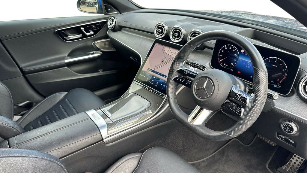 Mercedes-Benz C Class C300 Amg Line Premium Plus 9G-tronic Blue #3