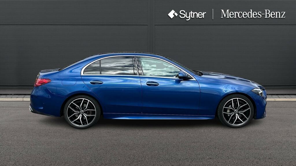 Mercedes-Benz C Class C300 Amg Line Premium Plus 9G-tronic Blue #4