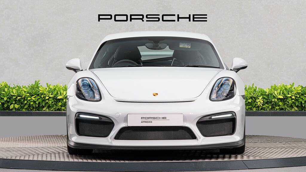 Porsche Cayman 3.8 Gt4 White #2