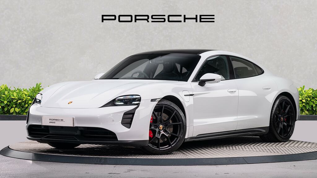 Porsche Taycan 440Kw Gts 93Kwh 22Kw 5 Seat CE23AKX White #3