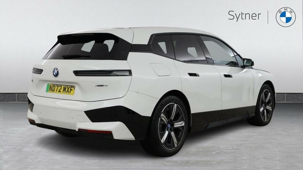 BMW iX 240Kw Xdrive40 M Sport Edition 76.6Kwh ND72MXF White #5