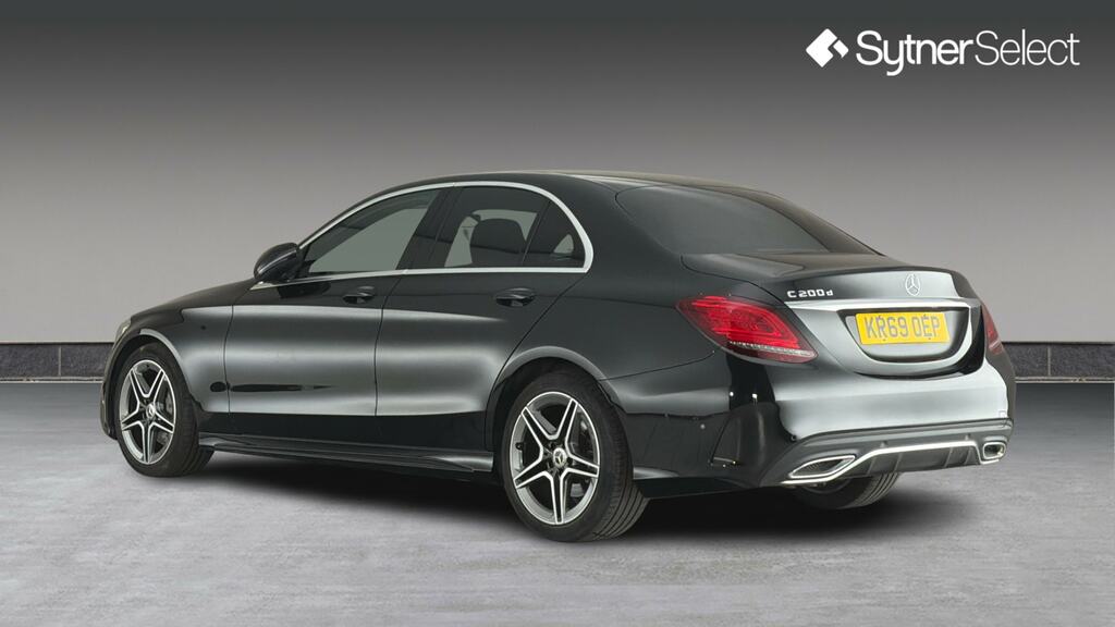 Mercedes-Benz C Class C200d Amg Line Edition Premium Black #2