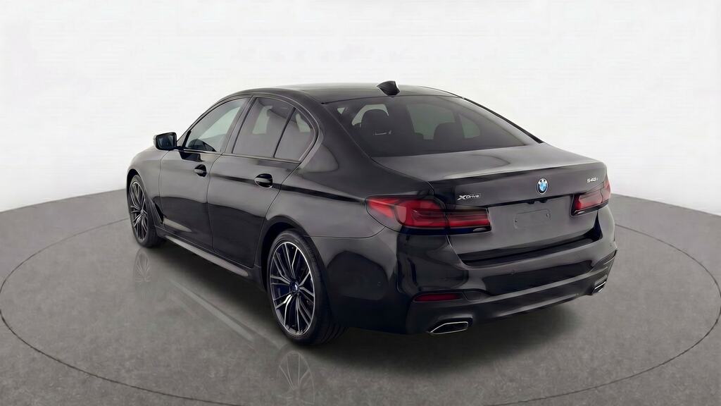 BMW 5 Series 545E Xdrive M Sport DY72XXD Black #3