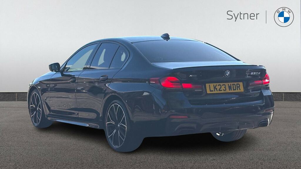 BMW 5 Series 530D Xdrive Mht M Sport LK23WDR Black #2