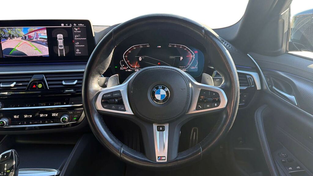 BMW 5 Series 530D Xdrive Mht M Sport LK23WDR Black #5