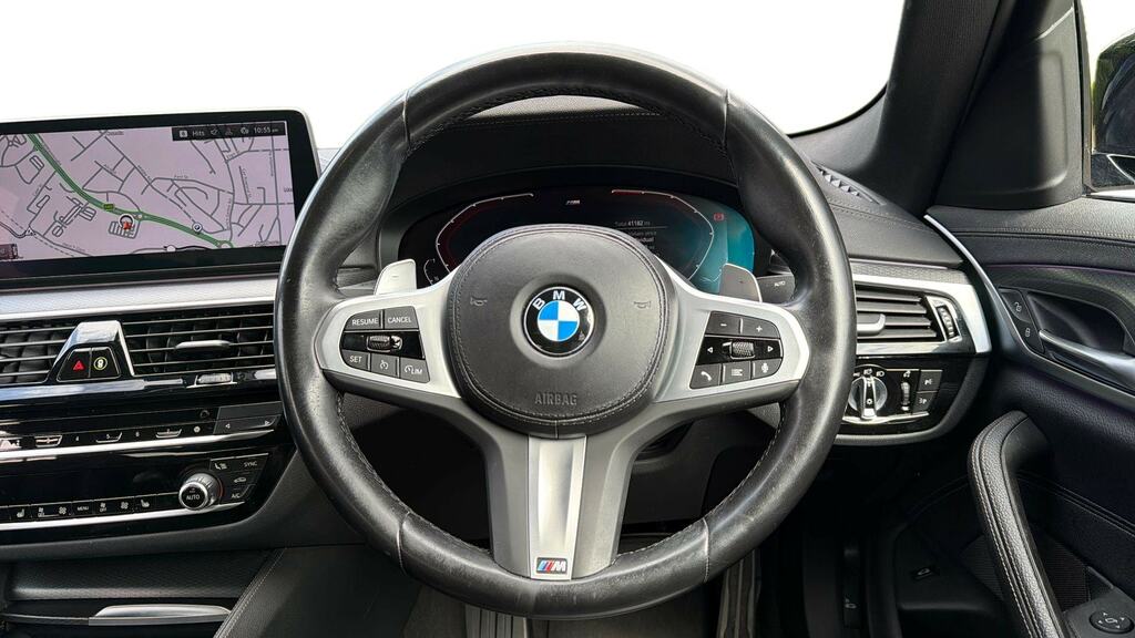 BMW 5 Series 520D Mht M Sport Step Pro Pack BP22AVL Black #5