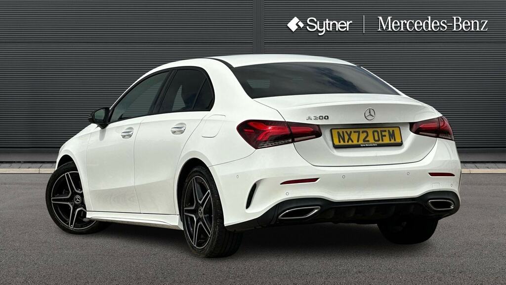 Mercedes-Benz A Class A200 Amg Line Premium NX72OFM White #2