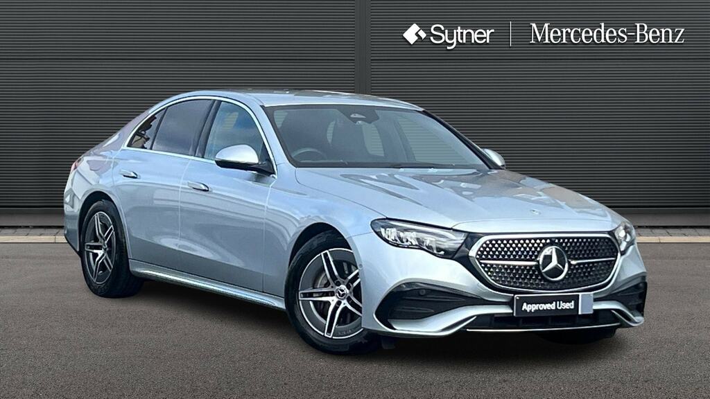 Mercedes-Benz E Class E220d Amg Line 9G-tronic Silver