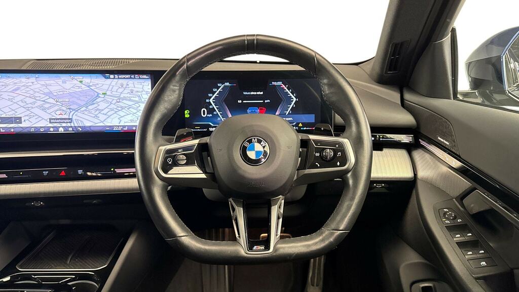 BMW 5 Series 520I M Sport Blue #5