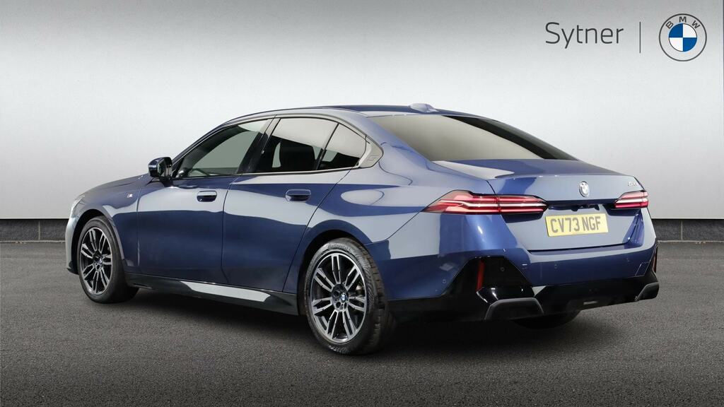 BMW 5 Series 520I M Sport Blue #2
