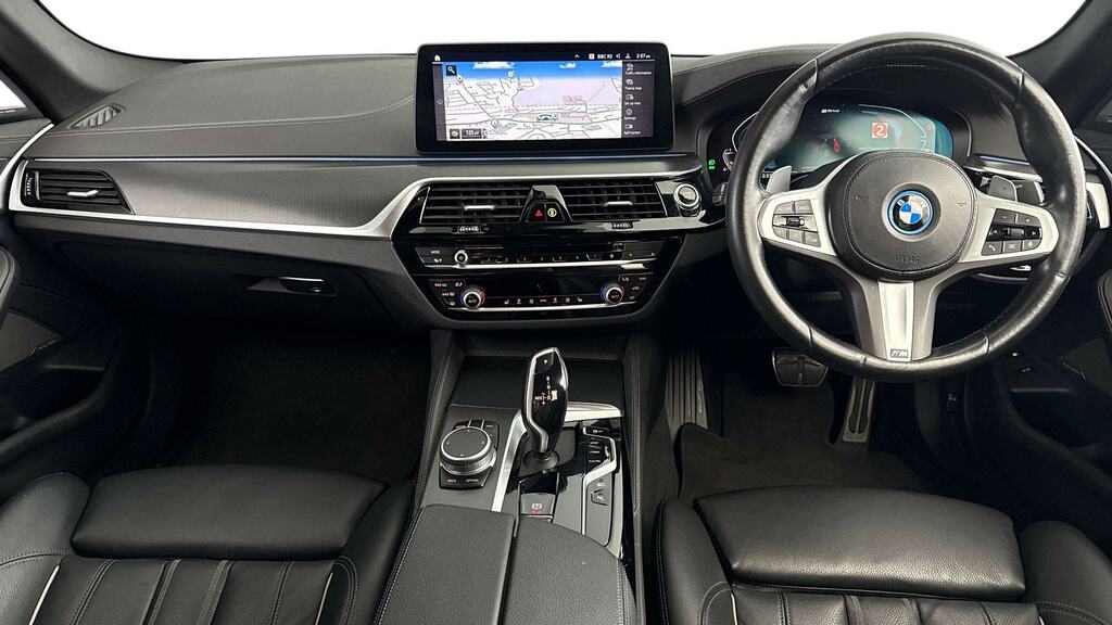 BMW 5 Series 530E M Sport Techpro Pack Blue #4