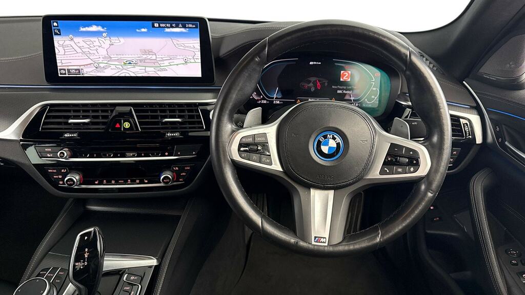 BMW 5 Series 530E M Sport Techpro Pack Blue #5