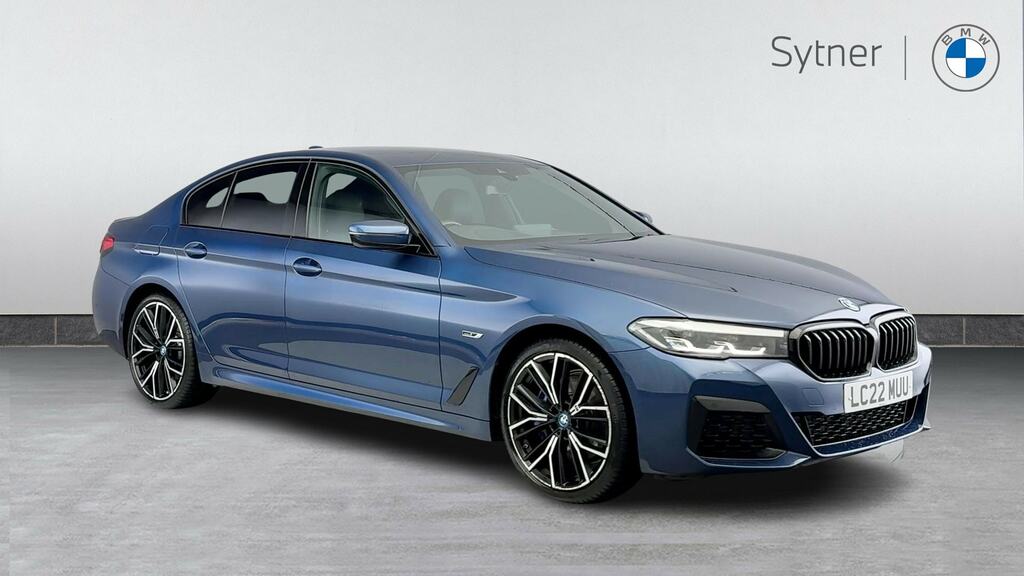 BMW 5 Series 530E M Sport Techpro Pack Blue