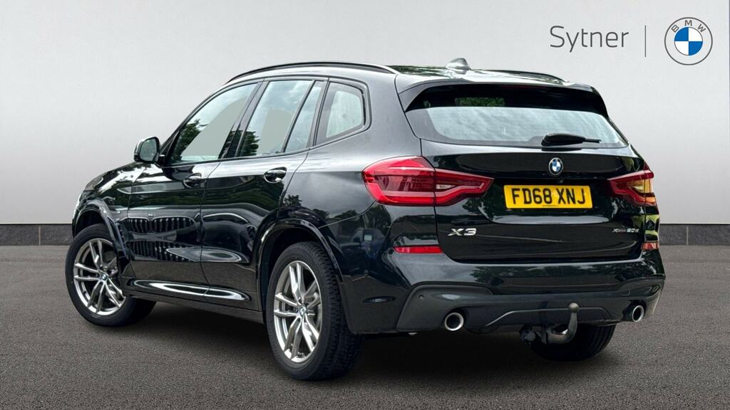 BMW X3 Xdrive20d M Sport Step FD68XNJ Black #2