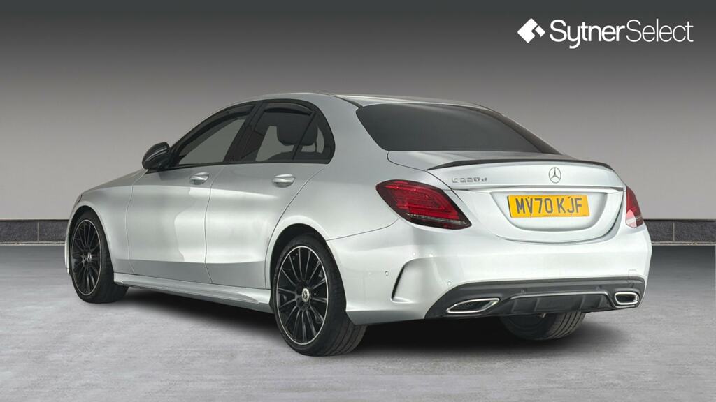 Mercedes-Benz C Class C220d Amg Line Premium 9G-tronic MV70KJF Silver #2