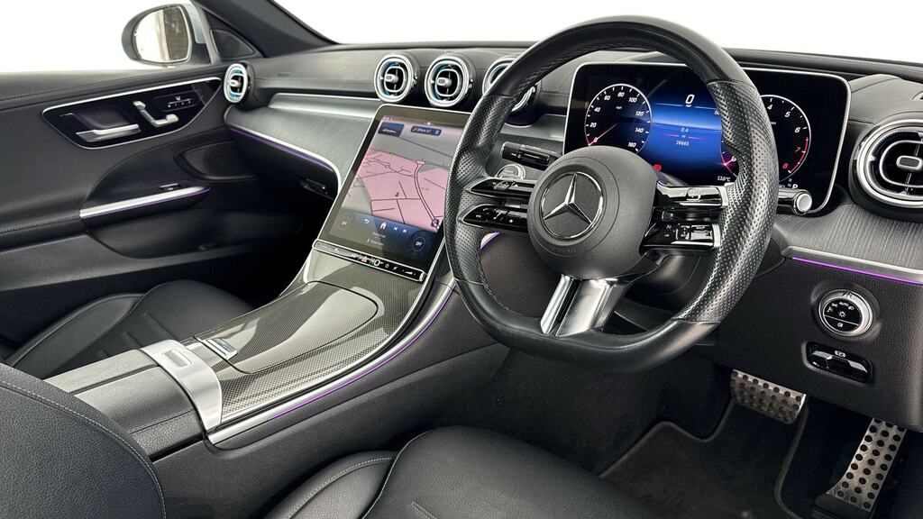Mercedes-Benz C Class C300 Amg Line Premium Plus 9G-tronic Silver #3