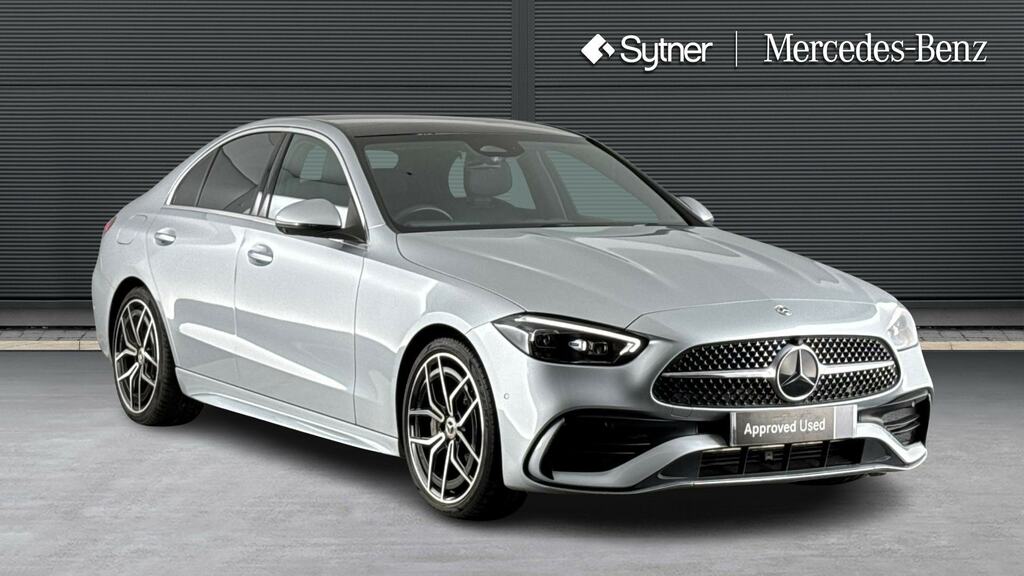 Mercedes-Benz C Class C300 Amg Line Premium Plus 9G-tronic Silver