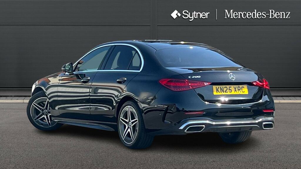 Mercedes-Benz C Class C200 Amg Line 9G-tronic KN25XRC Black #2