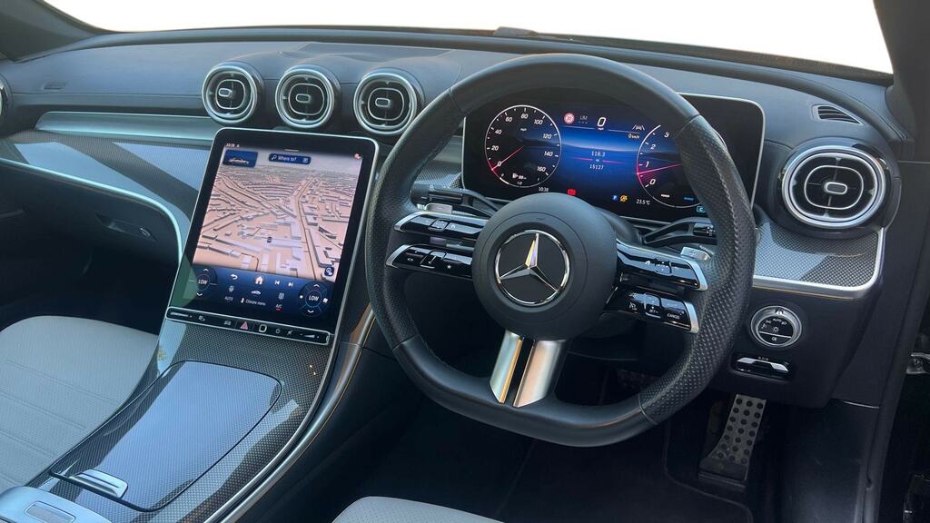 Mercedes-Benz C Class C200 Amg Line 9G-tronic KN25XRC Black #3