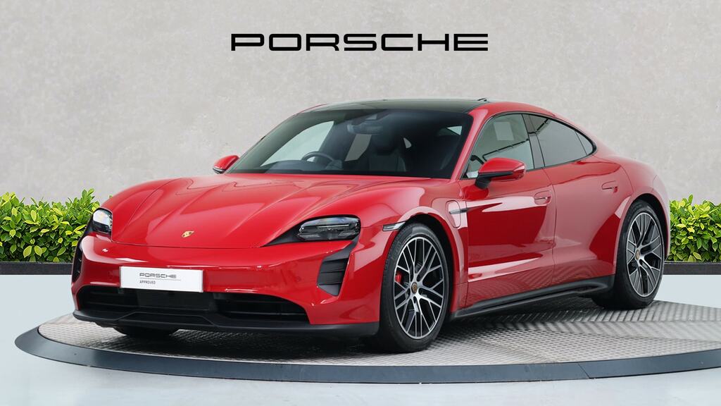 Porsche Taycan 440Kw Gts 93Kwh 75 Years5 Seat RJ73HKT Red #3