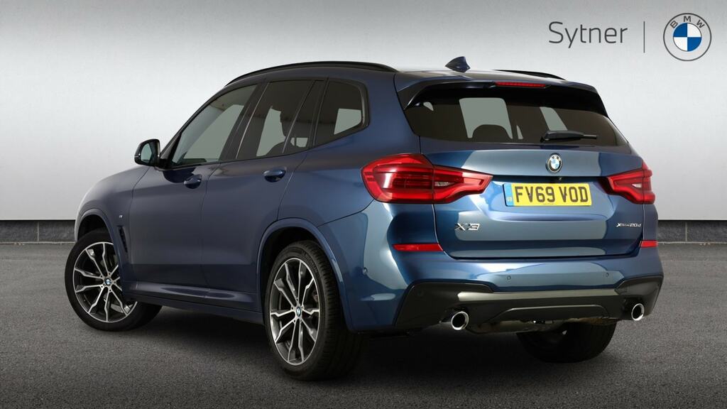 BMW X3 Xdrive20d M Sport Step Plus Pack FV69VOD Blue #2