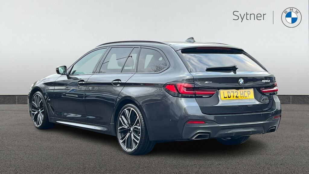 BMW 5 Series 520D Xdrive Mht M Sport Step Pro Pack LD72HCP Grey #2