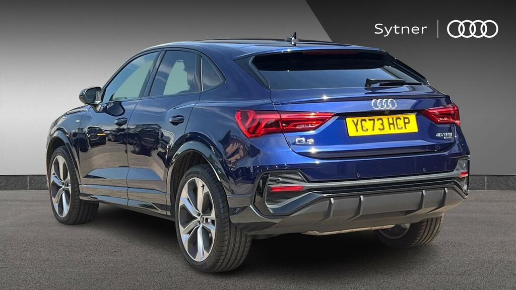 Audi Q3 40 Tfsi Quattro Black Edition S Tronic Cs YC73HCP Blue #3