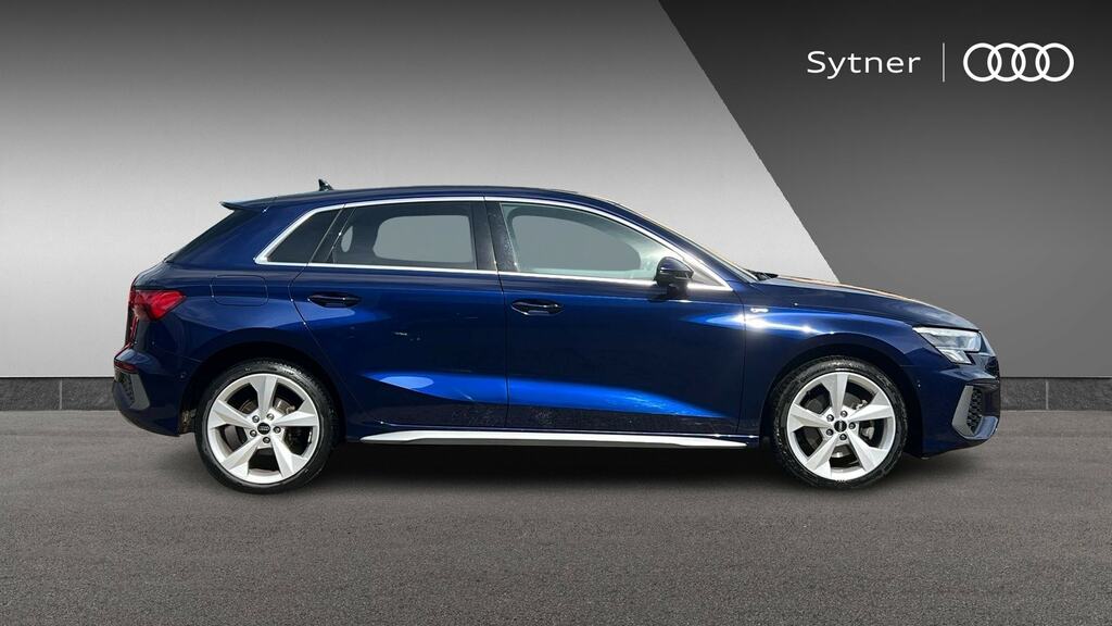 Audi A3 40 Tfsi E S Line S Tronic Comfortsound YF22FZT Blue #4